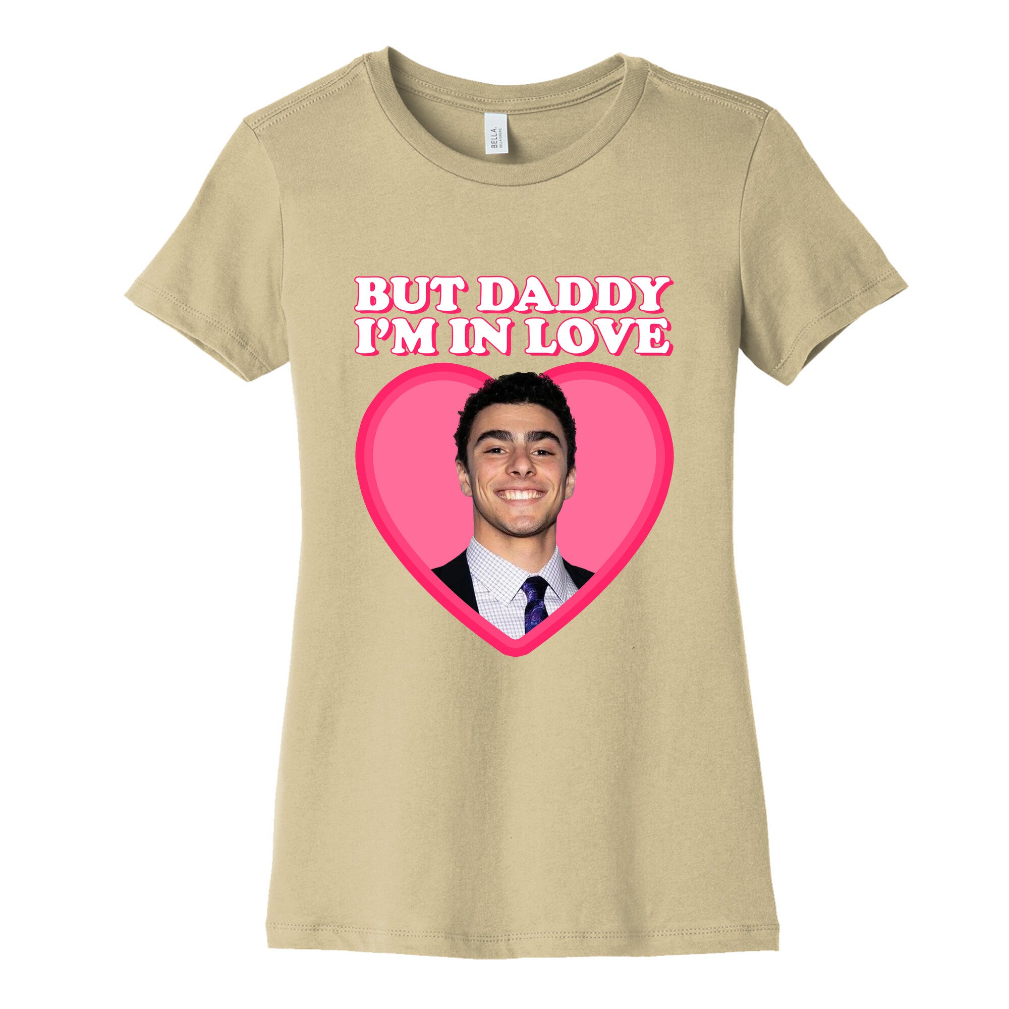 But Daddy Im In Love Luigi Mangione Valentines Day Womens Cotton Tee